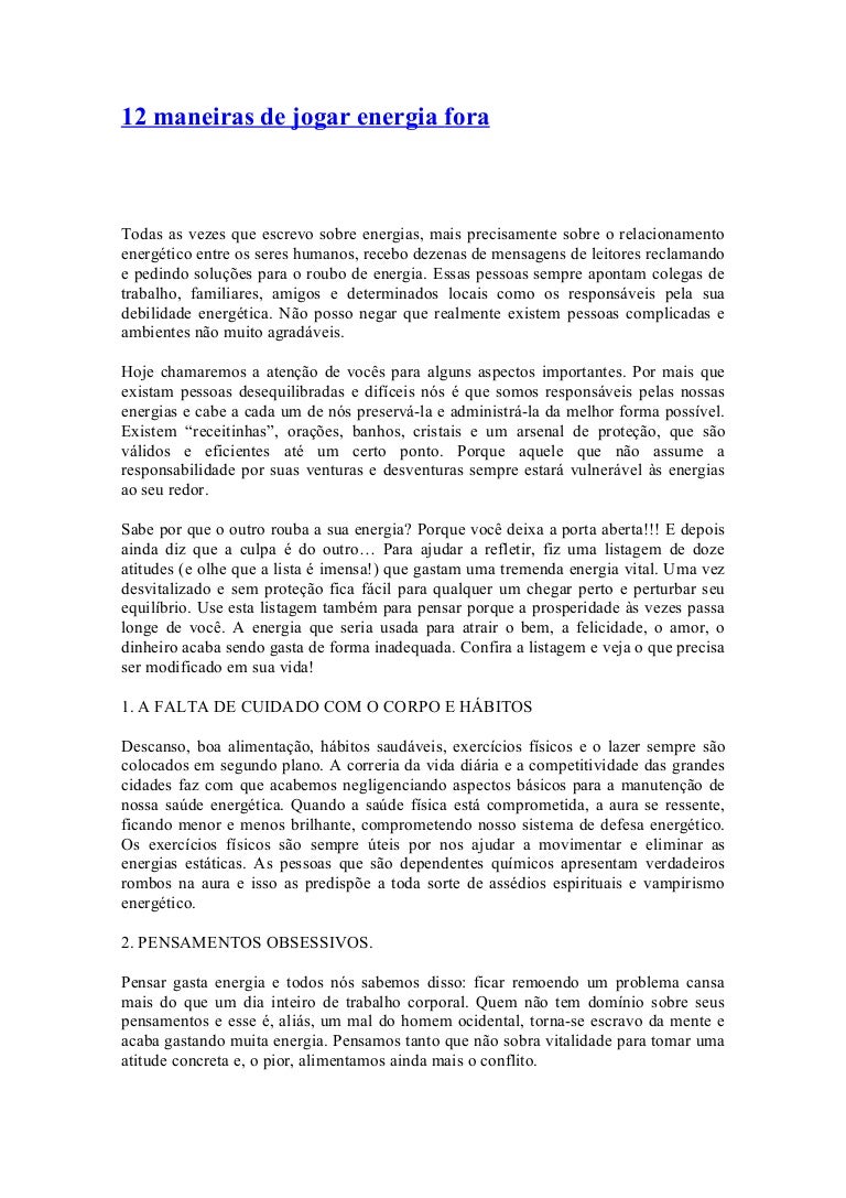 Falta de vitalidade e energia